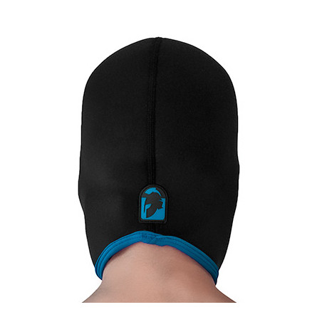 Cagoule en néoprène EYES FACE de Brutus - Noire-Bleue