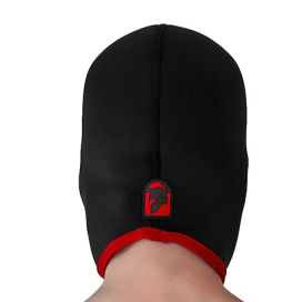 Cagoule en néoprène EYES FACE Noire et Rouge de Brutus 2