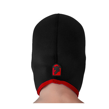 Cagoule en néoprène EYES FACE Noire et Rouge de Brutus
