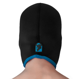 Cagoule en néoprène FACE FUCKER Noire-bleue de Brutus 2