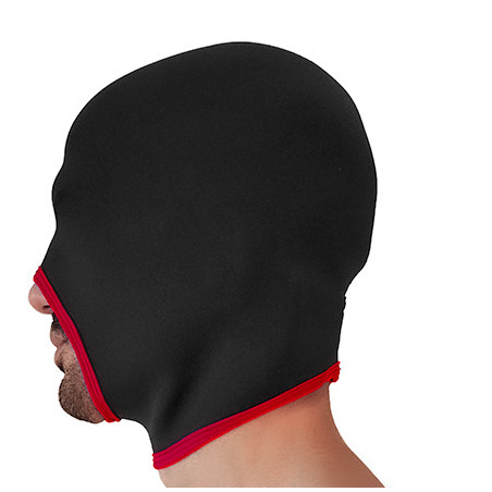 Cagoule FACE FUCKER Noire et rouge de Brutus