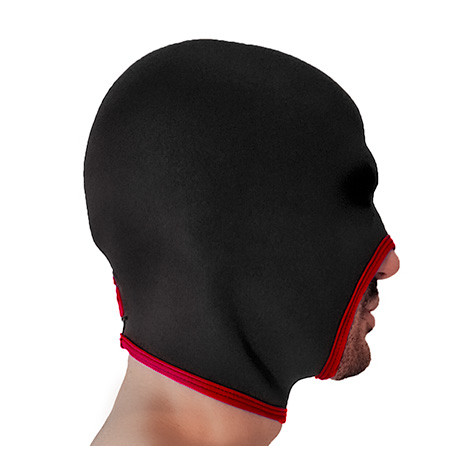 Cagoule FACE FUCKER Noire et rouge de Brutus