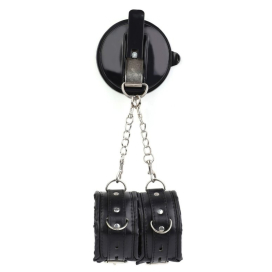 Menottes avec Ventouse STRONGCUP Noires