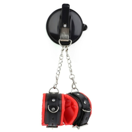 Menottes avec Ventouse STRONGCUP Rouges