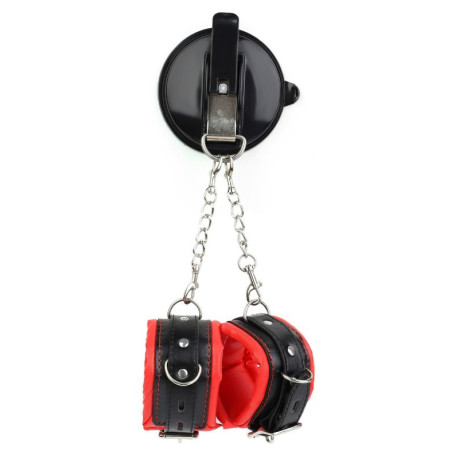 Menottes avec Ventouse STRONGCUP Rouges