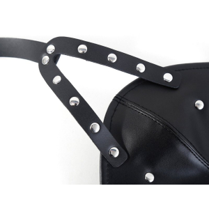 Masque avec Bâillon-boule GAGOWN Simili noir