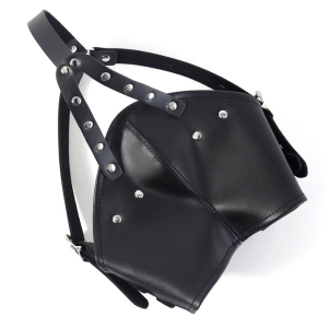 Masque avec Bâillon-boule GAGOWN Simili noir