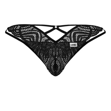String en dentelle ELIDON Noir et paillettes de Candyman