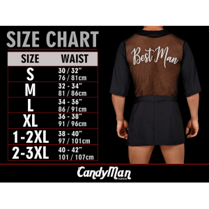 Ensemble String et Bra ANDEROS Noir de Candyman