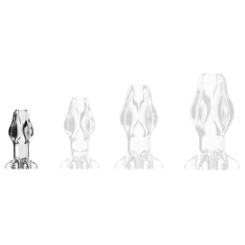 Plug tunnel Transparent STARASS S de 7.5 x 4 cm