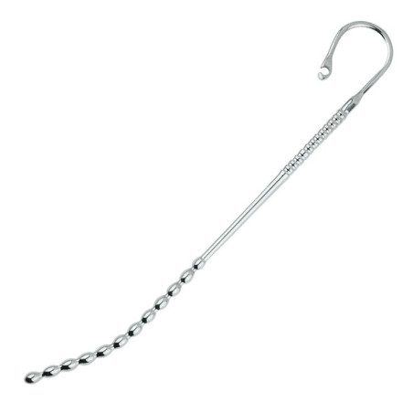 Tige d'urètre perlée CURBYD avec Courbure 24 cm