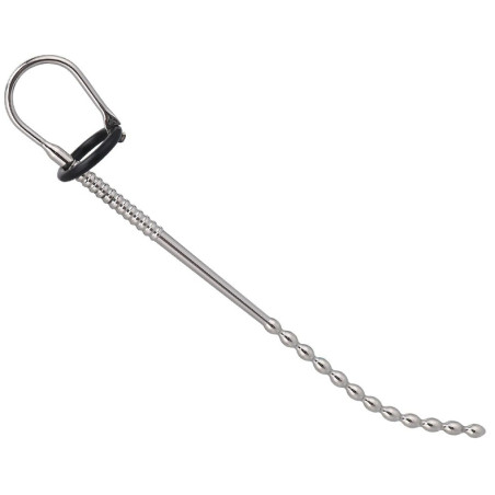 Tige d'urètre perlée CURBYD avec Courbure 24 cm