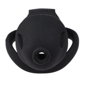 Cage de chasteté noire DOLPHIC S de 10 x 3.3 cm