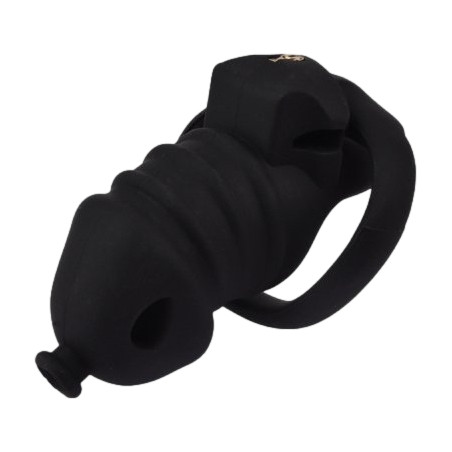 Cage de chasteté noire DOLPHIC M de 11 x 3.5 cm