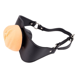 Bâillon avec Masturbateur entrée pussy PUSHITY 30mm