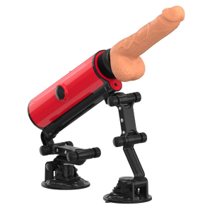 Fuck-machine ZSEX Rouge avec Pieds ventouses