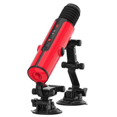 Fuck-machine ZSEX Rouge avec Pieds ventouses