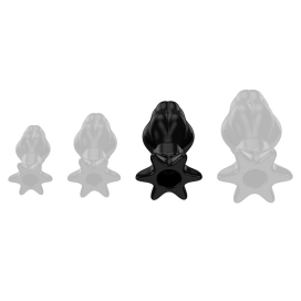 Plug tunnel STARASS L 10 x 6 cm Noir
