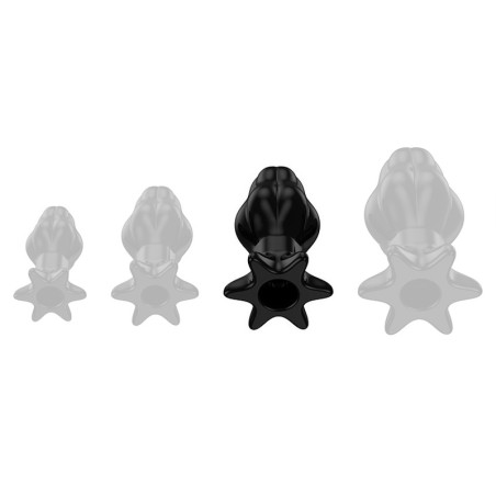 Plug tunnel STARASS L 10 x 6 cm Noir