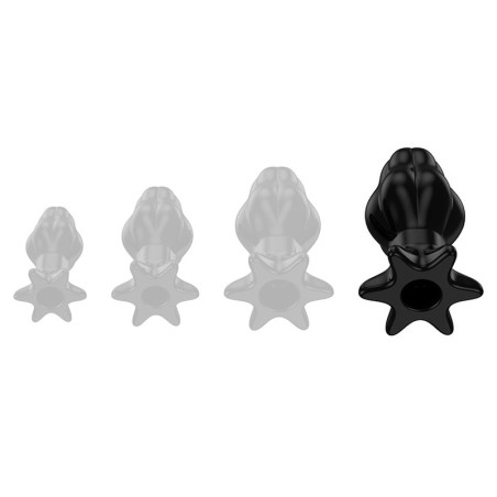 Plug Tunnel Noir STARASS XL de 12 x 7 cm