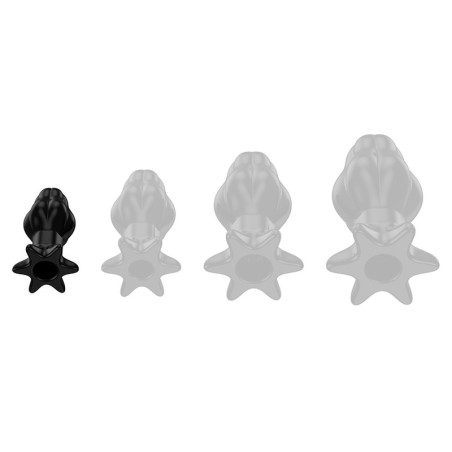 Plug tunnel noir STARASS S de 7.5 x 4 cm