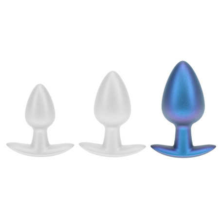 Plug en Silicone METALLY L 7.5 x 4cm Bleu