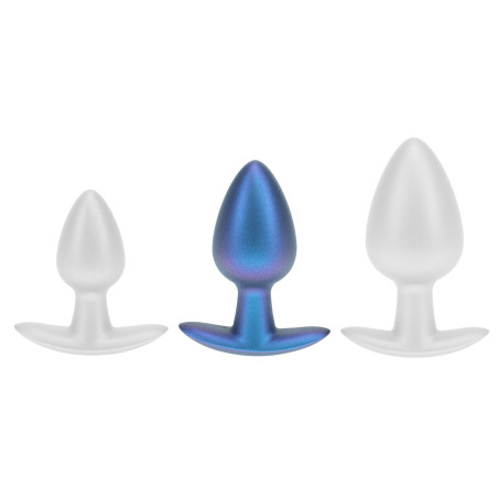 Plug en Silicone METALLY M 6.5 x 3.3cm Bleu