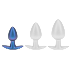 Plug en Silicone METALLY S 5 x 2.7cm Bleu