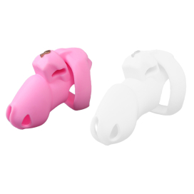 Cage de Chasteté Silicone FLEXTY S 9 x 3.5cm Rose