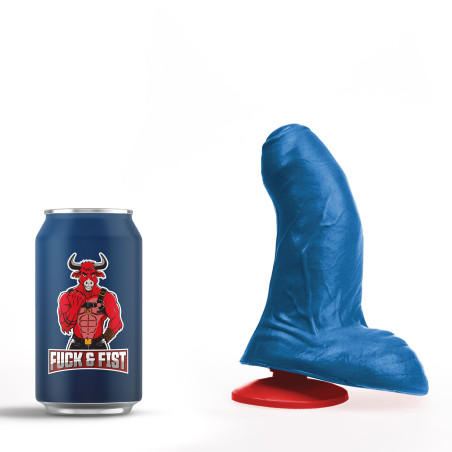 Gode Fuck & Fist BURI S Bleu de 14 x 6 cm