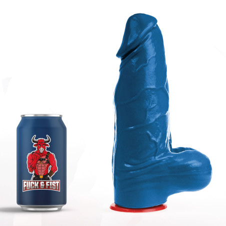 Gode FREYR L de Fuck & Fist 18 x 7.5 cm Bleu