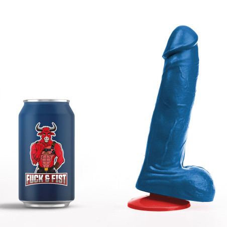 Gode Fuck & Fist HOENIR M  de 16 x 5 cm Bleu