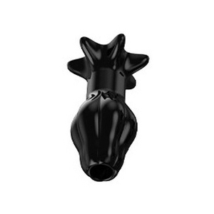 Plug tunnel noir STARASS S de 7.5 x 4 cm