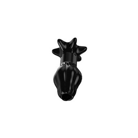 Plug tunnel noir STARASS S de 7.5 x 4 cm