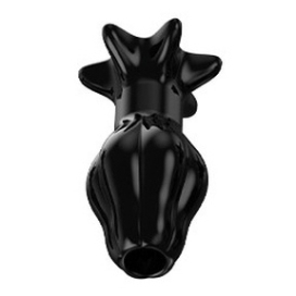 Plug tunnel STARASS M noir de 9 x 5 cm 2