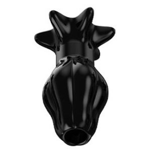 Plug tunnel STARASS L 10 x 6 cm Noir