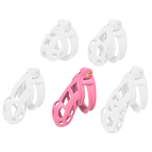 Cage de chasteté CONTRIK Rose XL 10.5 x 3.6cm