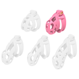 Cage de chasteté CONTRIK M Rose de CockLock
