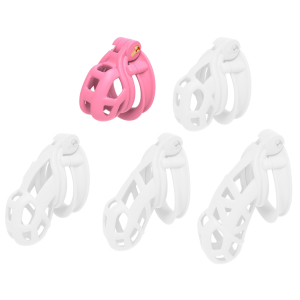Cage de chasteté CONTRIK S Rose 6.5 x 3.6 cm