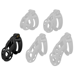 Cage de chasteté CONTRIK Noire L 9.5 x 3.6cm