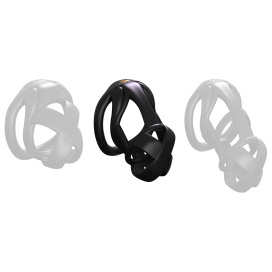 Cage de chasteté BONEX M Noire 7.5 x 3.3 cm