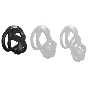 Cage de chasteté BONEX Noire S 4.5 x 3.3cm