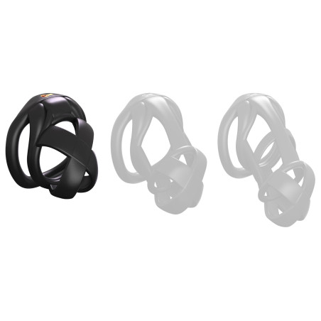 Cage de chasteté BONEX S 4.5 x 3.3 cm Noire