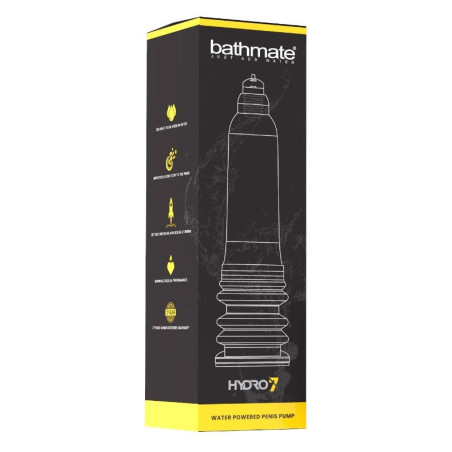 Pompe à pénis Bathmate HYDRO 7 Transparente