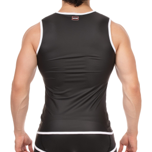 Veste sans manche ROBIN Noir-Blanc