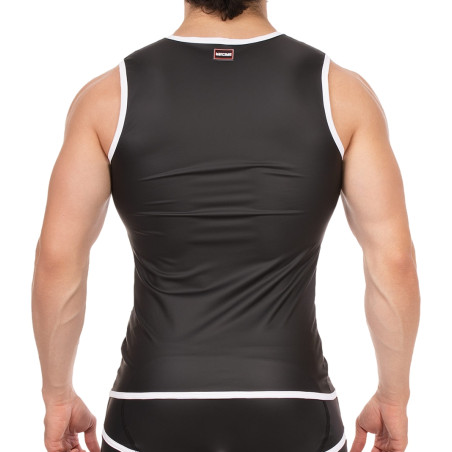Veste sans manche ROBIN Noir-Blanc