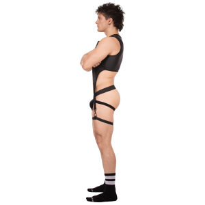 Bustier Porte-Jarretelles MILOS Noir