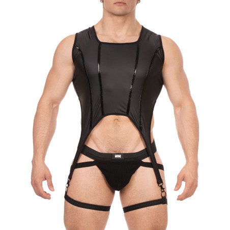 Bustier Porte-Jarretelles MILOS Noir