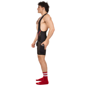 Body Backless KRISH Noir-Rouge