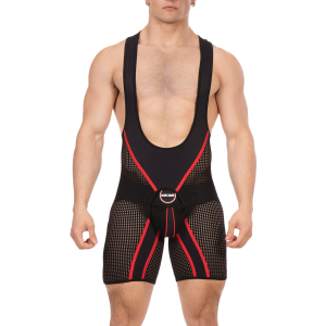 Body Backless KRISH Noir-Rouge
